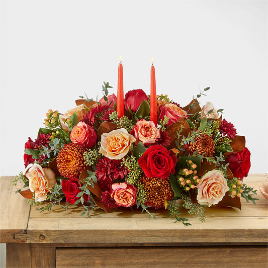 Gather Near Centerpiece –  Bamboo Flowers, Buford GA