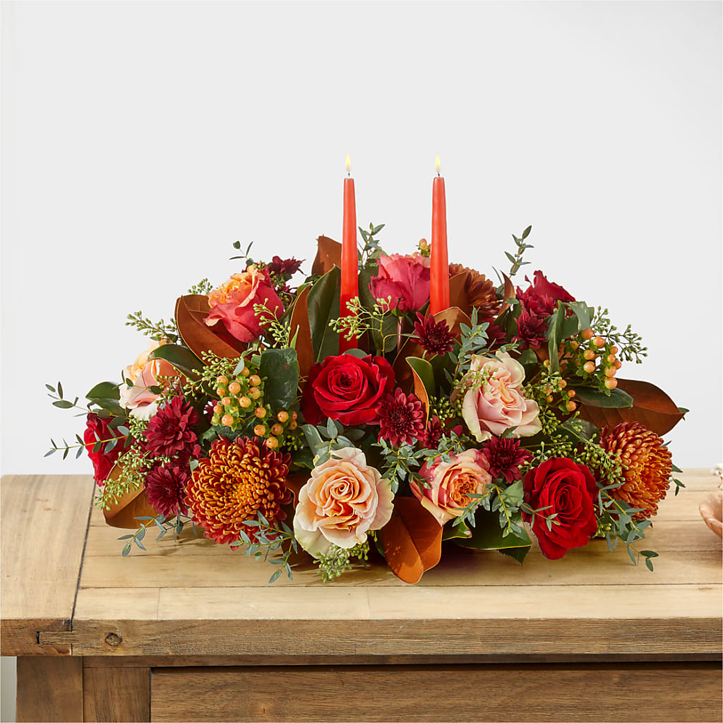 Gather Near Centerpiece –  Bamboo Flowers, Buford GA