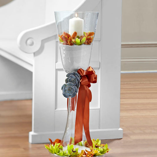 Décoration de banc pour mariage